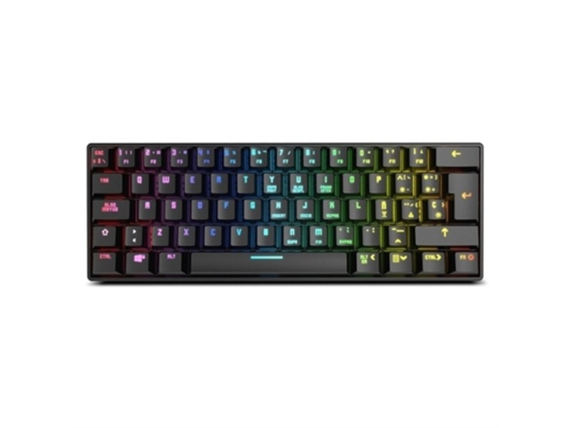 Клавиатура за игри Krom Kluster Черен Испанска Qwerty NaN –  BB Клавиатури за геймъри