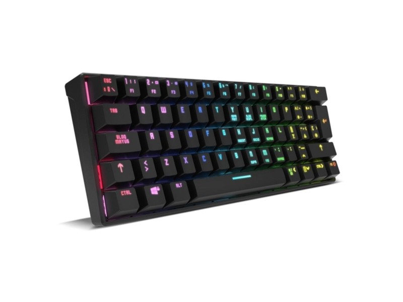Клавиатура за игри Krom Kluster Черен Испанска Qwerty NaN –  BB Клавиатури за геймъри