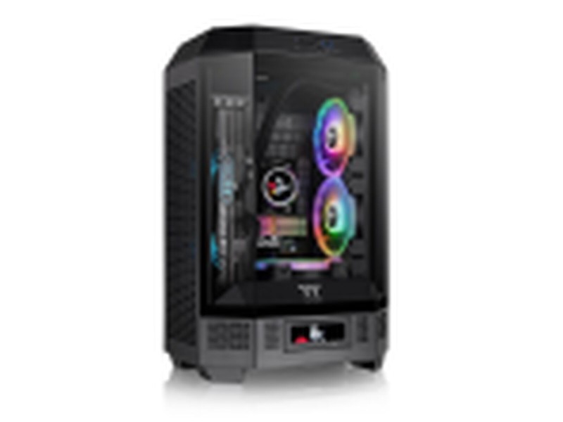 ATX полу-висока кутия THERMALTAKE THE TOWER T300 Черен NaN –  BB Калъфи за настолни компютри