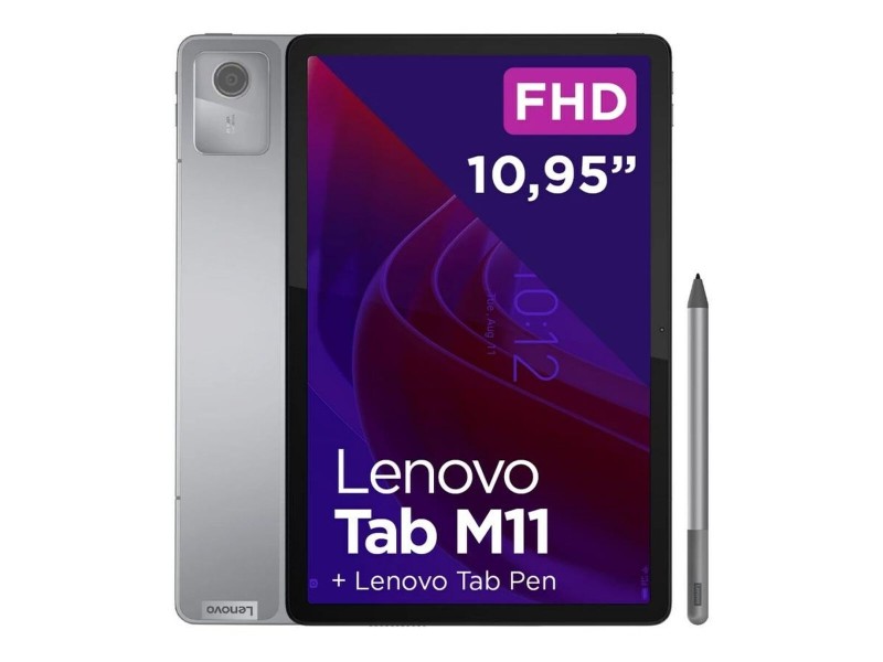 Таблет Lenovo Tab M11 11 Mediatek Helio G88 4 GB RAM 128 GB Сив NaN –  BB Таблети