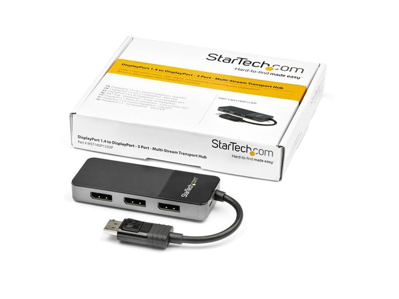 USB извод Startech MST14DP123DP Сив NaN –  BB USB хъбове