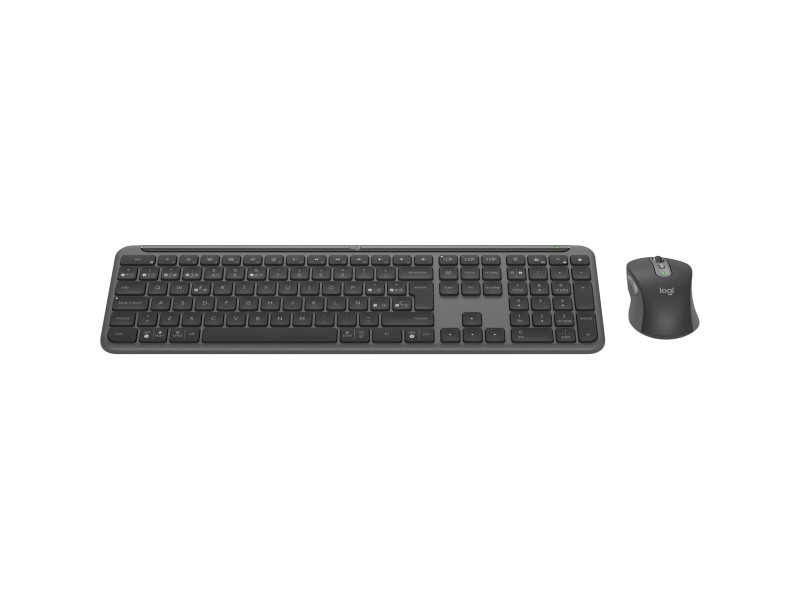 Клавиатура с мишка Logitech MK950 Графит Испанска Qwerty NaN –  BB Пакети клавиатура и мишка