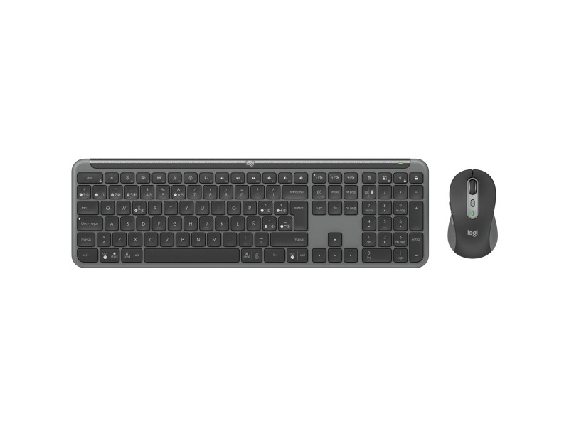 Клавиатура с мишка Logitech MK950 Графит Испанска Qwerty NaN –  BB Пакети клавиатура и мишка