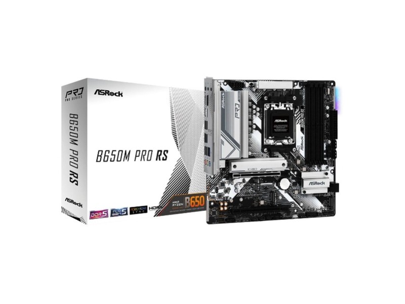 Дънна платка ASRock B650M PRO RS AMD B650 AMD AM5 NaN –  BB Дънни платки