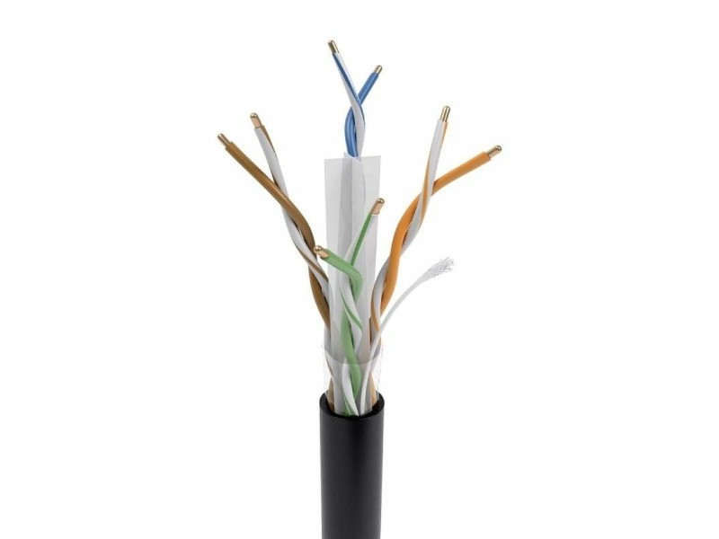 UTP категория 6 твърд мрежови кабел Aisens AWG23 Черен 305 m NaN –  BB Ethernet кабели