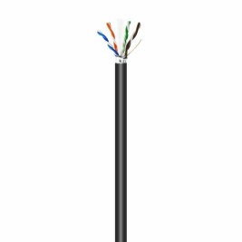 UTP категория 6 твърд мрежови кабел Aisens AWG24 Черен 305 m