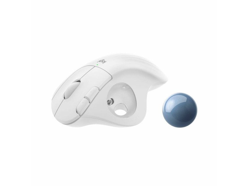 Безжична мишка Logitech ERGO M575 Бял NaN –  BB Мишки