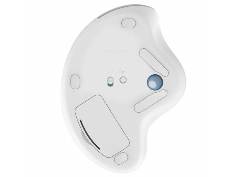 Безжична мишка Logitech ERGO M575 Бял NaN –  BB Мишки