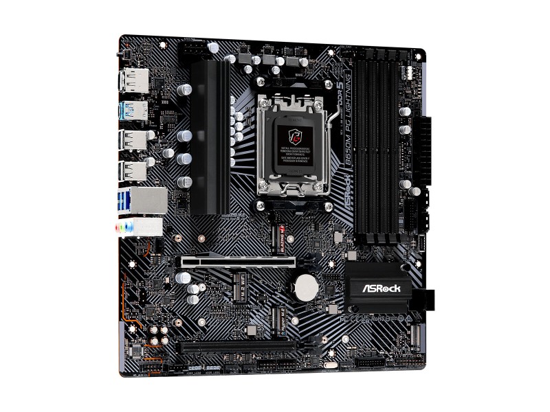 Дънна платка ASRock B650M PG LIGHTNING AMD B650 AMD AM5 NaN –  BB Дънни платки