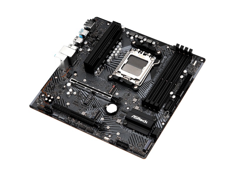 Дънна платка ASRock B650M PG LIGHTNING AMD B650 AMD AM5 NaN –  BB Дънни платки