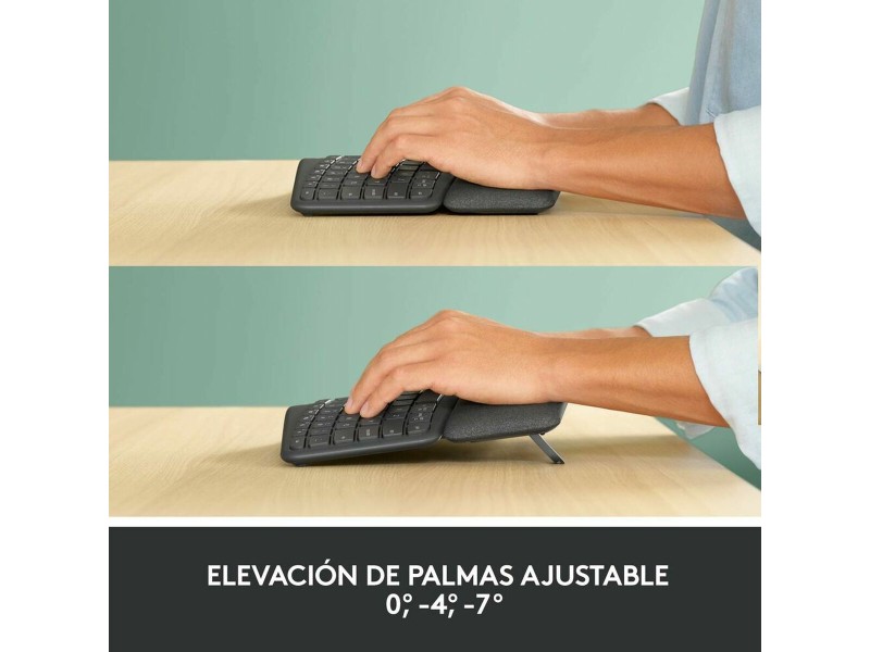 Клавиатура Logitech 920-010105 Черен Сив Графит Испанска Qwerty NaN –  BB Клавиатури