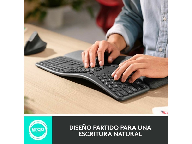 Клавиатура Logitech 920-010105 Черен Сив Графит Испанска Qwerty NaN –  BB Клавиатури