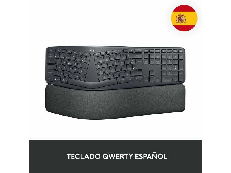 Клавиатура Logitech 920-010105 Черен Сив Графит Испанска Qwerty NaN –  BB Клавиатури