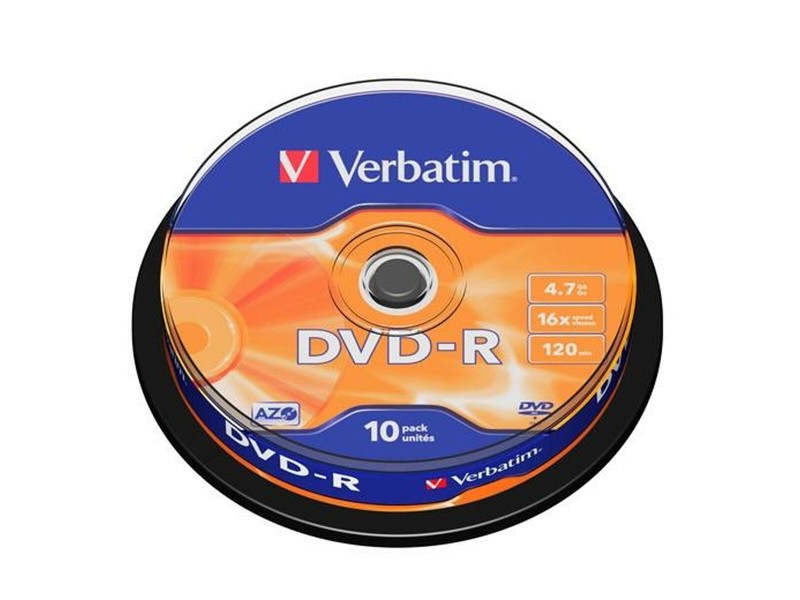 DVD-R Verbatim 4,7 GB 16x (20 броя) NaN –  BB DVD + R