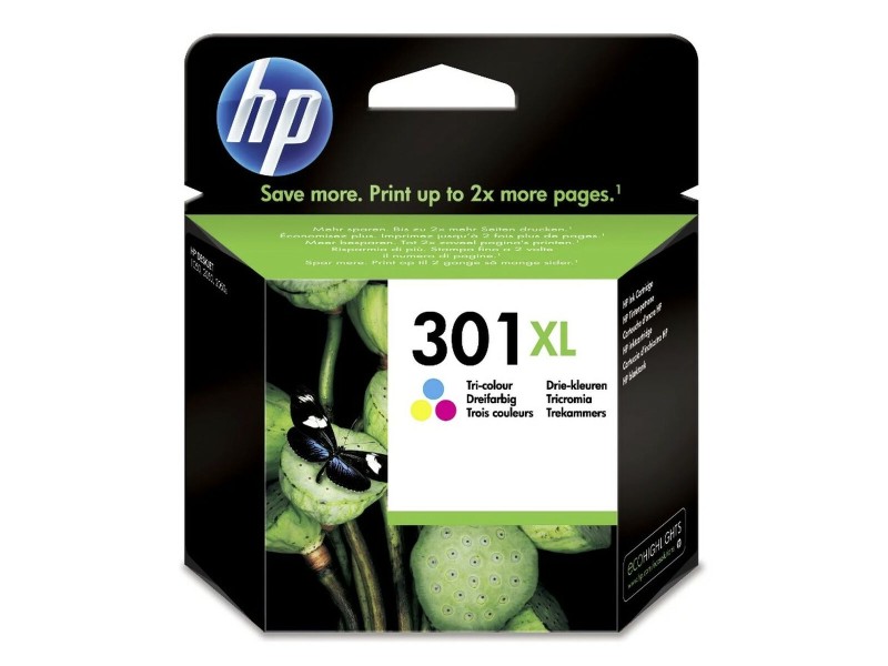 Оригиална касета за мастило HP 301XL Трицветен (60 броя) NaN –  BB Касети с мастило
