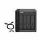 SATA 5.25 калъф за SATA 2.5 Qnap TR-004 Черен NaN –  BB Мрежово прикачено хранилище