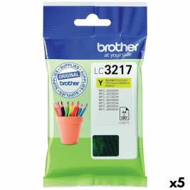Оригиална касета за мастило Brother LC3217 Жълт (5 броя)