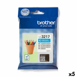 Оригиална касета за мастило Brother LC3217 Синьо-зелен (5 броя)