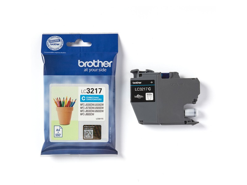 Оригиална касета за мастило Brother LC3217 Синьо-зелен (5 броя) NaN –  BB Касети с мастило