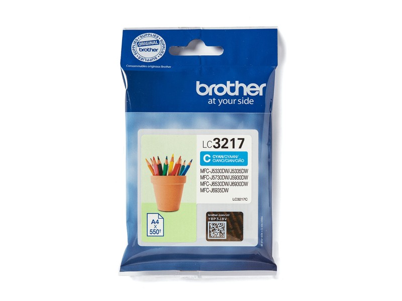 Оригиална касета за мастило Brother LC3217 Синьо-зелен (5 броя) NaN –  BB Касети с мастило