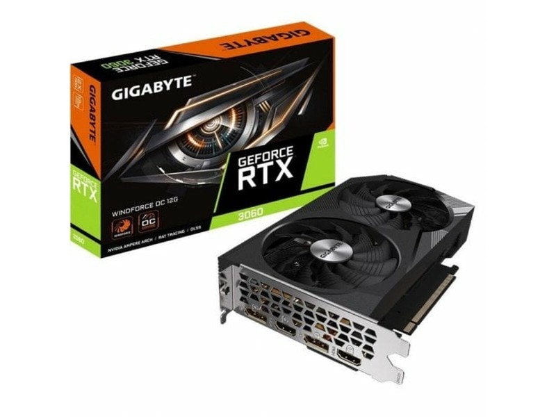 Графична карта Gigabyte GV-N3060WF2OC-12GD GeForce RTX 3060 12 GB GDDR6 NaN –  BB Графични карти