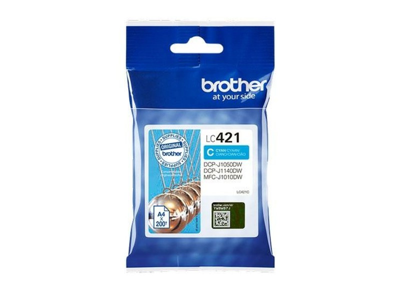 Оригиална касета за мастило Brother LC421 Синьо-зелен (5 броя) NaN –  BB Касети с мастило