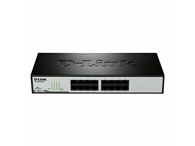 Суич D-Link DES-1016D/B NaN –  BB Мрежови комутатори
