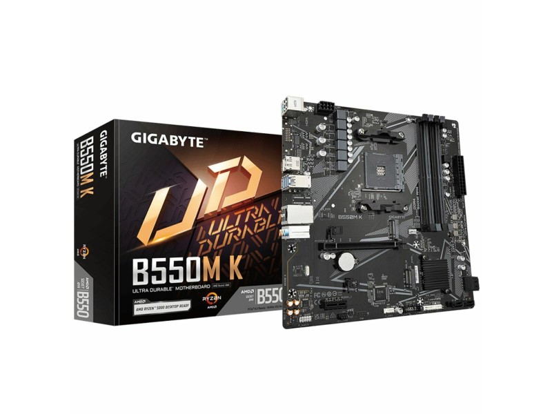 Дънна платка Gigabyte B550M K 1.0 AMD B550 AMD AMD AM4 NaN –  BB Дънни платки