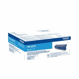 Oригинален тонер Brother TN-421C Синьо-зелен