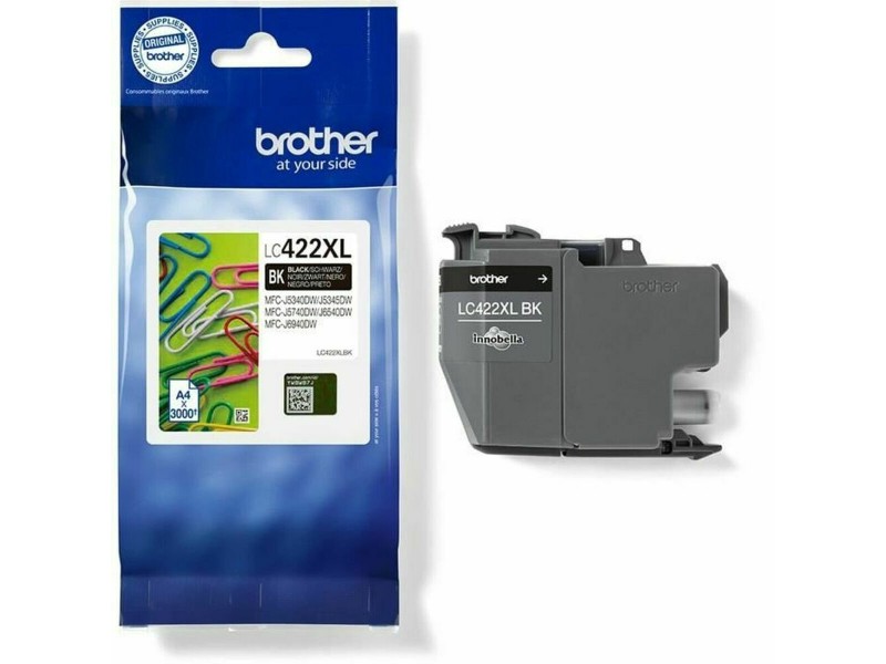 Оригиална касета за мастило Brother LC-422XLBK Черен NaN –  BB Касети с мастило