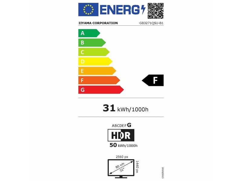 Монитор Iiyama GB3271QSU-B1 Wide Quad HD 31,5 165 Hz NaN –  BB Монитори