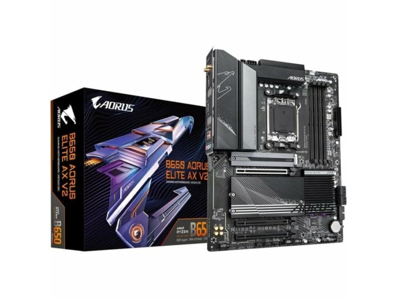Дънна платка Gigabyte B650 AORUS ELITE AX V2 Intel Wi-Fi 6 AMD B650 AMD AM5 NaN –  BB Дънни платки