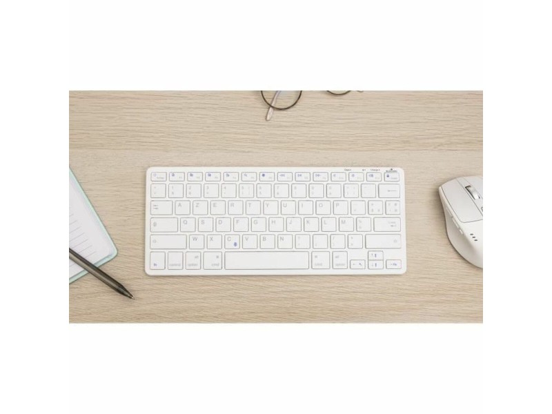 Клавиатура Bluestork Azerty френски Бял NaN –  BB Клавиатури