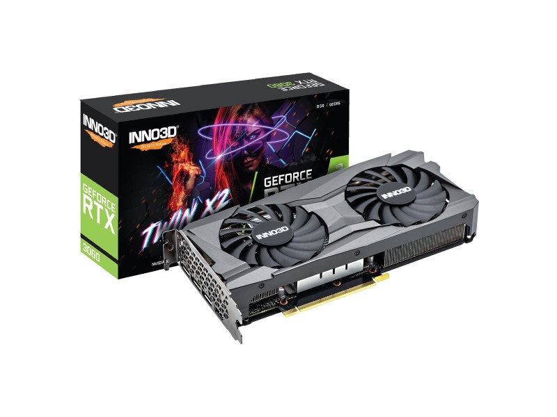 Графична карта INNO3D GeForce RTX 3060 Twin X2 8 GB GDDR6 NaN –  BB Графични карти