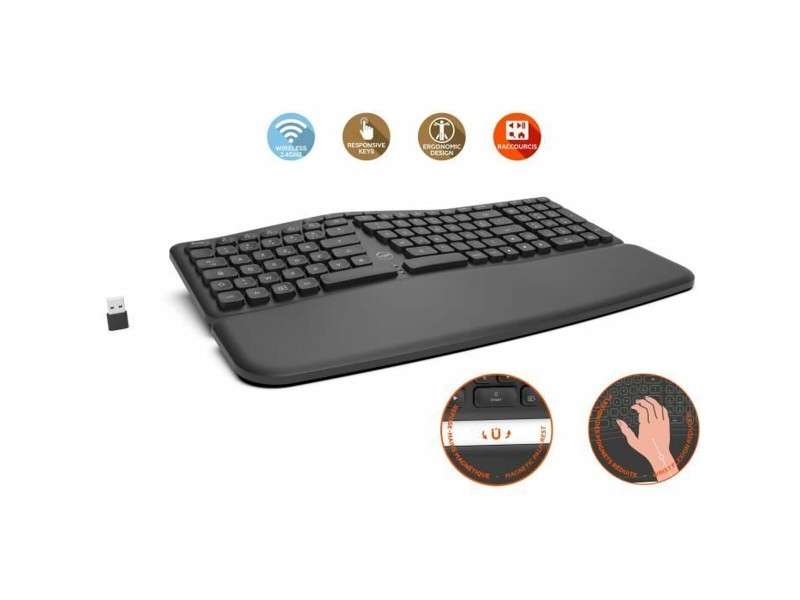 Блутут клавиатура Mobility Lab MOBILITY LAB - ML313153 Черен AZERTY NaN –  BB Клавиатури