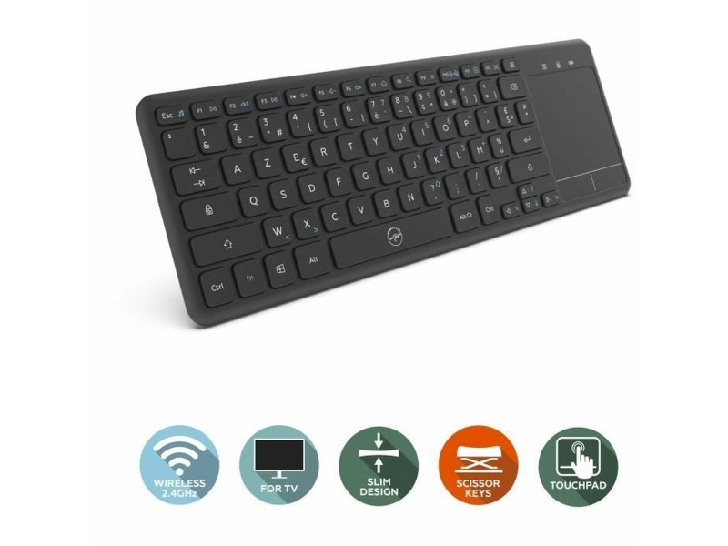 Блутут клавиатура Mobility Lab ML306643 Черен AZERTY NaN –  BB Клавиатури
