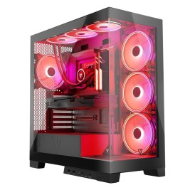 ATX полу-висока кутия Modecom Volcano SPACE APEX ARGB Черен