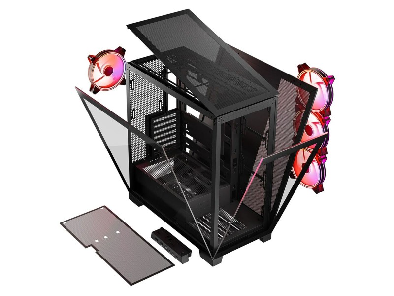 ATX полу-висока кутия Modecom Volcano SPACE APEX ARGB Черен NaN от | techMAG.bg ATX полу-висока кутия Modecom Volcano SPACE APEX ARGB Черен NaN – BB Калъфи за настолни компютри