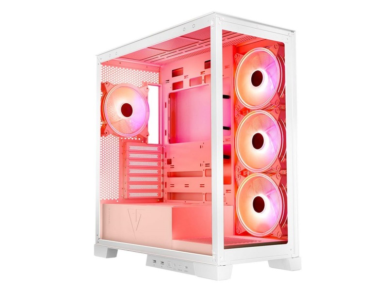 ATX полу-висока кутия Modecom Volcano SPACE APEX ARGB Бял NaN от | techMAG.bg ATX полу-висока кутия Modecom Volcano SPACE APEX ARGB Бял NaN – BB Калъфи за настолни компютри