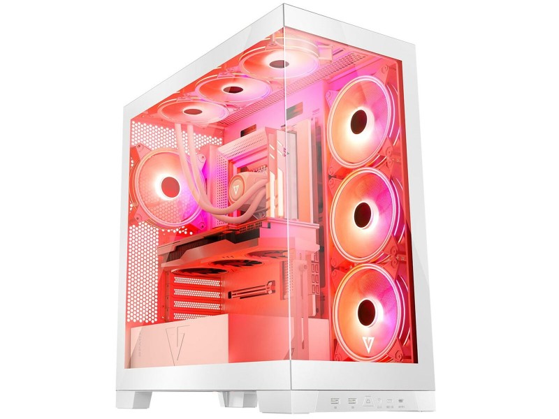 ATX полу-висока кутия Modecom Volcano SPACE APEX ARGB Бял NaN от | techMAG.bg ATX полу-висока кутия Modecom Volcano SPACE APEX ARGB Бял NaN – BB Калъфи за настолни компютри