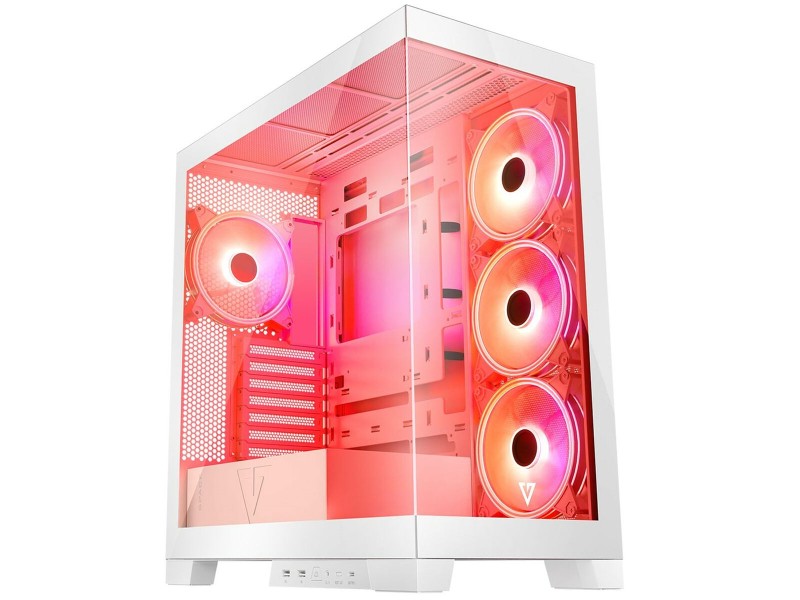 ATX полу-висока кутия Modecom Volcano SPACE APEX ARGB Бял NaN от | techMAG.bg ATX полу-висока кутия Modecom Volcano SPACE APEX ARGB Бял NaN – BB Калъфи за настолни компютри