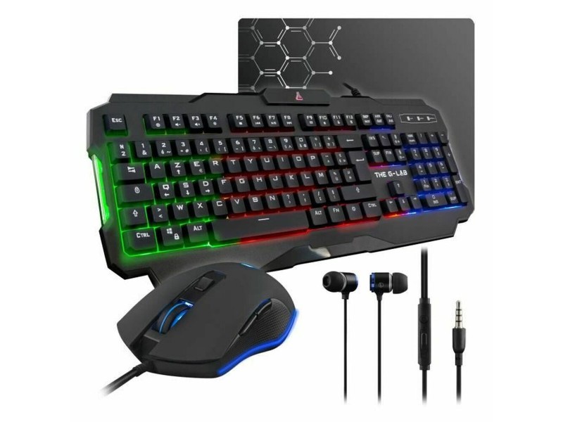 Клавиатура с мишка The G-Lab Azerty френски NaN –  BB Пакети клавиатура и мишка