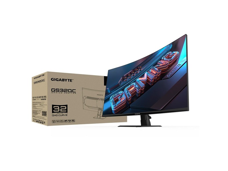 Монитор Gigabyte GS32QC 31,5 Quad HD 165 Hz NaN –  BB Монитори