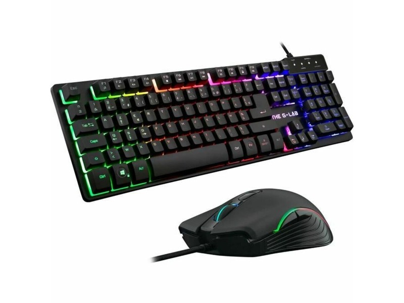 Клавиатура с мишка The G-Lab PACK-WL-PC-BK NaN –  BB Пакети клавиатура и мишка