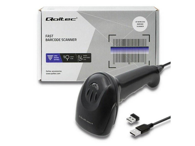 Рийдър за баркод Qoltec 50868 NaN –  BB Скенери за баркод