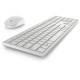 Kлаиатура с безжична мишка Dell KM5221W-WH Бял Qwerty US NaN –  BB Пакети клавиатура и мишка