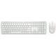 Kлаиатура с безжична мишка Dell KM5221W-WH Бял Qwerty US NaN –  BB Пакети клавиатура и мишка