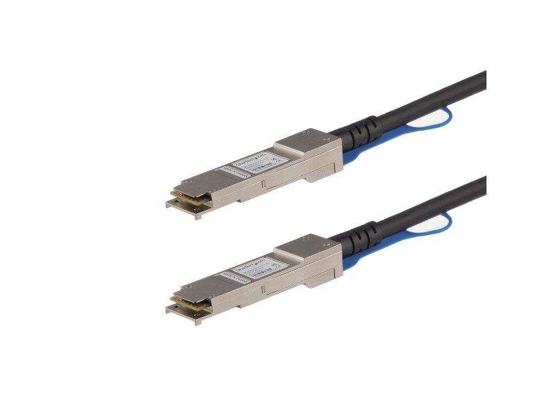 UTP категория 6 твърд мрежови кабел Startech QSFP40GPC1M Черен 1 m NaN –  BB Ethernet кабели