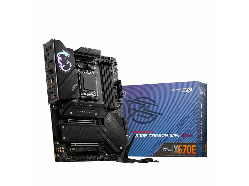 Дънна платка MSI MPG X670E CARBON WIFI AMD AM5 AMD NaN от | techMAG.bg Дънна платка MSI MPG X670E CARBON WIFI AMD AM5 AMD NaN – BB Дънни платки