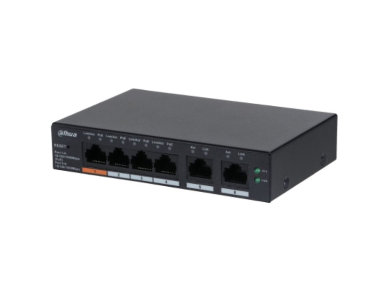Суич DAHUA TECHNOLOGY DH-CS4006-4GT-60 NaN –  BB Мрежови комутатори